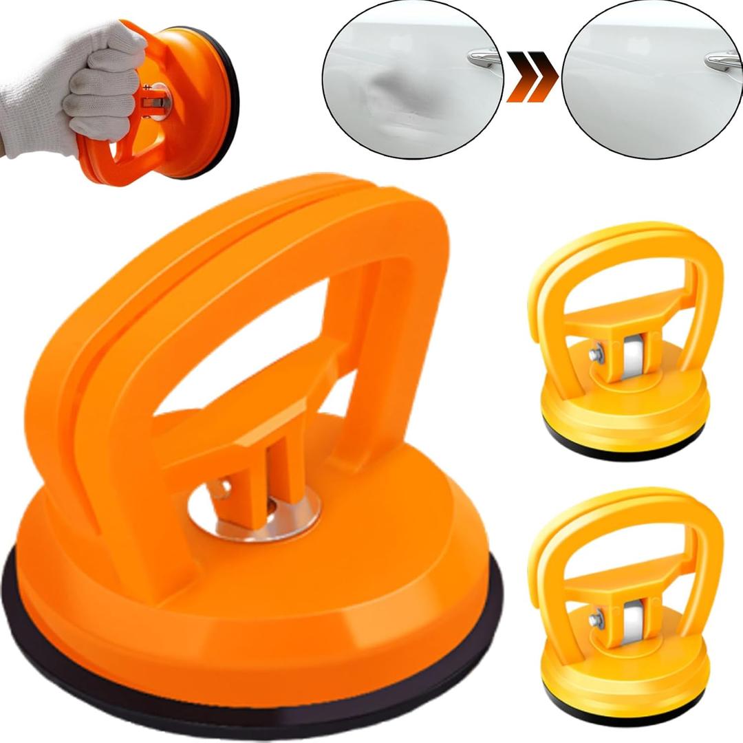 3 Pack Suction Cups Car Dent Removal Kit,Car Dent Puller Kit, Car Dent Repair Kit,Powerful Dent Remover Tool for Car Handle Lifter for Car Dent Repair, Glass, Screen, Tiles Lifting and Objects Moving