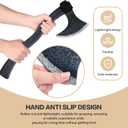 2pcs Plastic Viking Axe Costume Props,Fake Axe for Children Adult Halloween Party Role-Play Dress Up Weapon Accessories