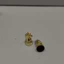 LuckyWish Staunton Weighted Metal Chess Pieces Chessmen with 2.6 Inch King Felted 2 Extra Queens Chess Pieces Only, No Board