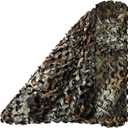 Sitong Bulk Roll Camo Netting for Hunting Military Decoration Sunshade (1.5Mx5M(4.9ftx16.4ft), Tree Camo Bionic 4)