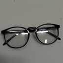 IBOANN Chic & Comfy Blue Light Glasses for Women - 3-Pack Round Frames, Screen-Ready Style with UV Protection Coating (*A1 Light Black & Leopard & Transparent)