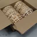 Sintuff 24 Pack Woven Basket Round Bamboo Gift Baskets, Wicker Berry Bread Fruit Basket Food Storage Serving Baskets for Picnic Kitchen, Restaurant, Centerpiece Display, Party, Wedding (Small)
