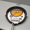 Granitestone 14 Inch Frying Pan, Extra Large Frying Pan Skillet for Family Cooking, Non Toxic Mineral Nonstick Coating PFOA PFOS Free, Ergonomic Stay Cool Handle, Oven and Diswasher Safe (Silver)