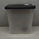 IRIS USA 30 lbs & 11 lbs Combo Airtight Dog Food Storage Container, Stackable Treat Box, 2-Cup Scoop, Wheels, Keep Fresh, Easy Mobility, Black