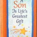 Blue Mountain Arts Mini Book (A Son Is Lifes Greatest Gift)Birthday Gift, Graduation Gift, Thinking of You Gift, Just Because Gift, or Stocking Stuffer for Son, 4 x 3 inches