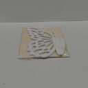 Wooden Butterfly Props - 3D Butterfly Shape Slices Craft Standing Wings Cutout Backdrop Decoration for Birthday, Baby Shower, Wedding Party (White)