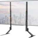 WALI Universal TV Stand, TV Legs for Most 27 to 85 inch LCD Flat Screen TV, Mounting Holes up to 1000 by 800mm, 27 to 85 inch (TVS004), Black