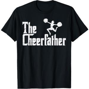 The Cheer Father Funny Cheerleader Dad Fathers Day Papa Men T-Shirt