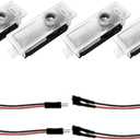 4 Pcs Car Welcome Lights, LED Door Projector Lights, Car Door Light Replacements, Puddle Lights for 1/2/3/4/5/6/7 Replaceable with X1/X2/X3/X4/X5/X6/X7/M/Z/GT