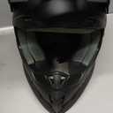 GLX GX23 Dirt Bike/Motocross Helmet - Matte Black, Small - DOT Approved