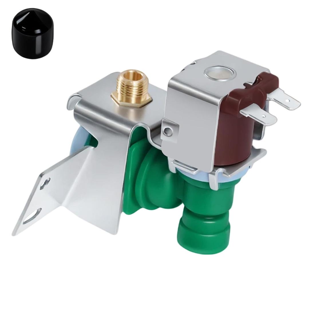 W10279909 Refrigerator Water Inlet Solenoid Valve Compatible with Whirlpool, Maytag, KitchenAid ice Maker Water Inlet Valve Replaces W10498995, WPW10279909, PS11751805, AP6018503, 2117143
