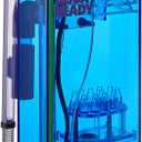 Hang On Back Protein Skimmer for Saltwater Aquariums HOB-1.5, Up to 75 Gallon Fish Tank Filtration, Hang On External, Adjustable, Ultra Quiet Pinwheel Pump