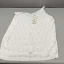 LaGracia Womens Sleeveless Tank Tops Summer Casual Pointelle V Neck Sweater Tank Knit Camisole Tops White XL