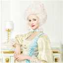 Queen Wig Platinum Blonde Beehive Wig 18th Century Baroque Hair for Women Lady Natural Synthetic Victorian Cosplay Party Costume Hair