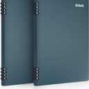 Oxford Stone Paper Notebook, School Notebook, Smooth Note-Taking Pad, Journal for Writing, 5-1/2" x 8-1/2", Blue Cover, 60 Sheets, 2 Pack (161641)