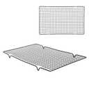 Fdit 16" x 10" x 0.8" Food Grade Iron BBQ Grill Cooling Rack for Home Kitchen Cooling Cookies Cakes, Pies,