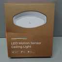 Rechargeable Motion Sensor Ceiling Light Indoor, 10000mAh Battery Operated Closet Light with Remote Control, Magnetic Mount Shower Light for Bathroom/Pantry/Garage