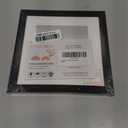 upsimples 7x7 Picture Frame, Display Pictures 5x5 with Mat or 7x7 Without, Wall Hanging Photo Frame, Black, 1 Pack