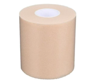 Rolls Pre Wrap Athletic Tape Bulk Underwrap Athletic Tape, Skin Color