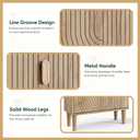 Shoe Cabinet Storage for Entryway with 2 Flip Drawers, Narrow Shoe Cabinet for Entryway, Hidden Slim Shoe Organizer Rack Cabinet (Natural, 23.6" W)