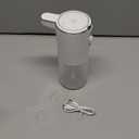 Automatic Foaming Soap Dispenser, Touchless Foam Hand Soap Dispenser for Bathroom, 4-Level Adjustable,13.5oz/400ml, Wall Mounted, Rechargeable (White+transparent)