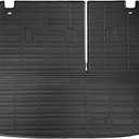 TPE Floor Mats for 2024 2023 2022 Compatible for Infiniti QX60 7 Passenger, Heavy Duty Car Floor Liners-Black Infiniti QX60 Accessories(1PC Trunk Mat)