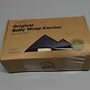 KeaBabies Baby Wrap Carrier  All in 1 Original Baby Carrier Newborn to Toddler Sling, Easy to Wear, Hands Free Bonding, Lightweight, Breathable Infant Wraps (Trendy Black)