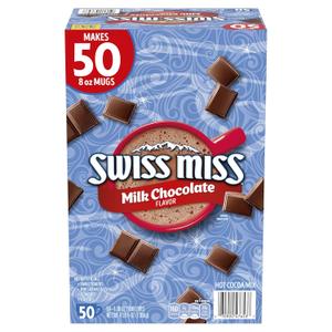Swiss Miss Milk Chocolate Flavor Hot Cocoa Mix, 1.38 oz. 50-Count (EXP 12/01/27)