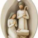 Christmas Ornaments 2025, Nativity Scene Oh Holy Night Ornament, Religious Christian Xmas Tree Decoration, Baby Jesus Birth Holiday Keepsake Gift for Family and Friends