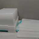 IRIS USA Storage Bins with Lids |Made in USA| 4 Qt - (4-Pack) - Clear