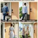 Philips Smart Lock, Smart Door Lock Built-in WiFi, App Remote Control, Keyless Entry Door Lock for Front Door, Deadbolt Lock Auto Lock, Support Alexa & Google, IP54 Waterproof, Black