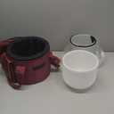 Alioth (6"G+7"C+8"E) Set of 3 Crystal Singing Bowls with Sturdy Carrying Case and Singing Bowl Mallets