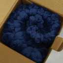 UGASA 14x24 Inch Pillow Cover Pack of 1 Soft Boho Stripe Corduroy Long Rectangle Lumbar Cushion Case Farmhouse Decorative Throw Pillowcase for Bed, Couch, Sofa, Bedroom, Living Room, Navy Blue