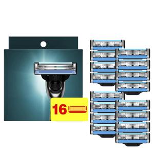 16 Count Razor Blade Refills, Mach 3 Razor Refills for Men