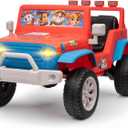Paw Patrol - 12V Kids Ride On with Rechargeable Battery, LED Headlights, Press-Button Start, Durable Wheels, Forward & Reverse Drive, Contoured Seat