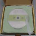 MICOCIOUS Portable CD Player with Bluetooth Desktop CD Player for Home CD Music Players with Remote Control,Timer,Built-in Dual Speakers with LED Display Home Audio Boombox FM Radio (Green)