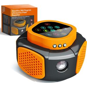 Ultrasonic Pest & Insect Repeller, Ultrasonic Repellent for Roach, Rodent, Mouse, Bugs, Mosquito, Mice, Spider, Ant,Electronic Plug in Pest Control,3 Mode Switching