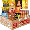 Frito-Lay Sweet & Salty Snacks, Variety Mix of Cookies, Crackers, Chips & Nuts, 4.13 Pounds, (Pack of 50) (EXP 10/06/26)