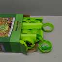 4 Pack Upgraded Wasp Trap Outdoor Hanging, Carpenter Bee and Hornet Catcher, Reusable Yellow Jacket Trap with Bait Reservoir, Bee Killer and Wasp Catcher for Outside (Green)