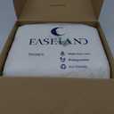 EASELAND King Tencel Cooling Comforter for Hot Sleepers - Double-Sided Lightweight and Breathable Fabric for Night Sweats - All Season Cooling Blanket Machine Washable108x90in, Withe (Cream White)