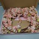 Sunm Boutique Silk Cherry Blossom Branches, Artificial Cherry Blossom Tree Stems Faux Cherry Flowers Vase Arrangements for Wedding Home Decor, Pink Cherry Blossom, Set of 3