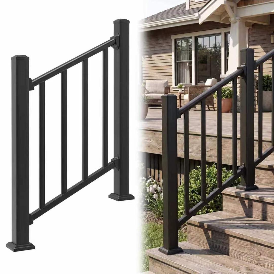 Atemou 4 Ft Deck Railing Kit for Deck, Porch, Patio, Balcony