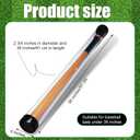 Pangda Baseball Bat Display Case 36 Inches Mahjong Mat Case Protected Plastic Baseball Bat Display Tube Box for Desk Wall(2 Sets)