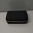 Case Compatible with KIKIDO for Novah for GLAKER for Ufree for FADEKING for GSKY for Romanda Professional Hair Clippers, Beard Trimmer Grooming Storage Holder for Hair Trimmers Set (Box Only) -Black (Gold)