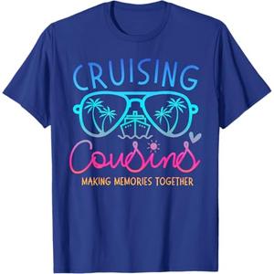 Cruising Cousins Making Memories Together Cruise Trip Summer T-Shirt, Size L