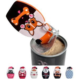 Pull Tab Opener for Food Cans Fridge Magnets Tab Openers for Seniors Cute Cat Dog Food Can Opener Tool for Long Nails Arthritis Sore Hands Dog
