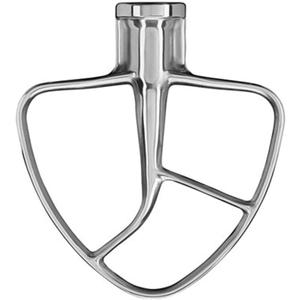 Replacement Stainless Steel Flat Beater, Compatible with KitchenAid 4.5 and 5 Quart Tilt-Head Stand Mixers, Model: KSM5THFBSS.