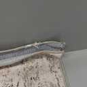 RELEANY Washable Area Rugs 4'x6' Non-Slip Modern Abstract Soft for Living Room Entryway Bedroom Nursery, Print Pattern, Neutral Brown Gray - Worn and Torn, See Images