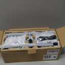 uuffoo 2 Pack Rechargeable Table Lamp Cordless Battery Operated Lamps Shower Lamp Bathroom Lamp with 3 Colors Stepless Dimming, Desk Lamp for Restaurant, Patio, Bedroom, Bar (Black)