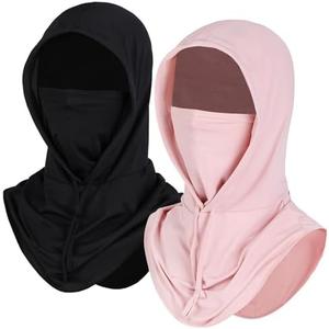 YRANXQUN Ski Mask for Men Women, Balaclava Full Face Head Neck Gaiter Cover, Summer UV Protection Cooling Outdoor 4 PCS